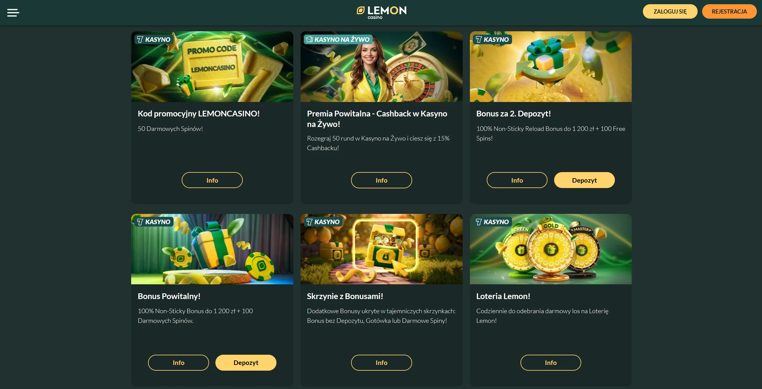 Lemon Casino promo code – aktywacja w kasjerze