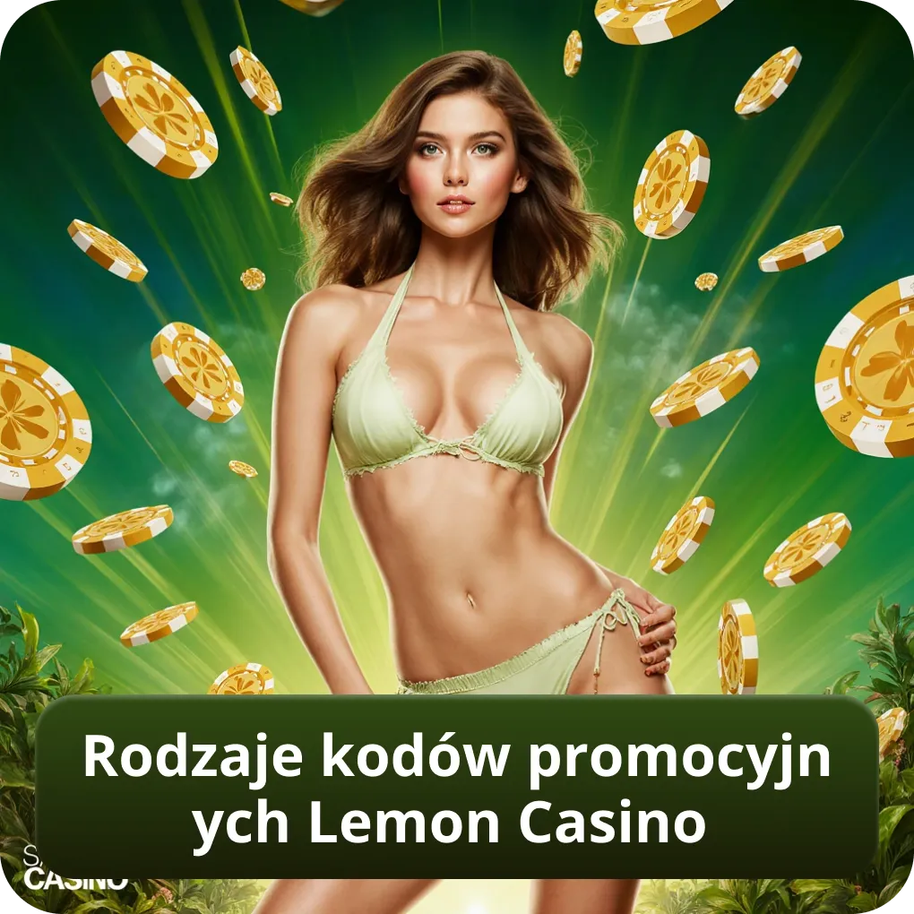 Rodzaje kodów promocyjnych Lemon Casino